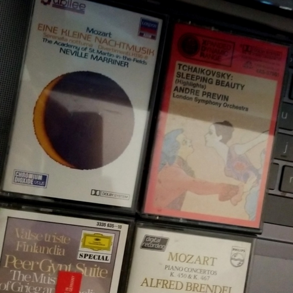 Classical genius tape lot mint 1960s -